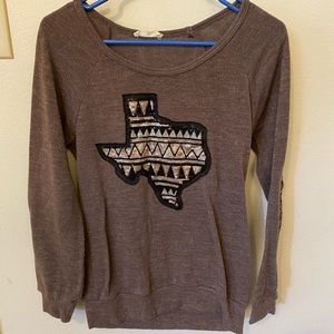 Small Texas sweater with sequins